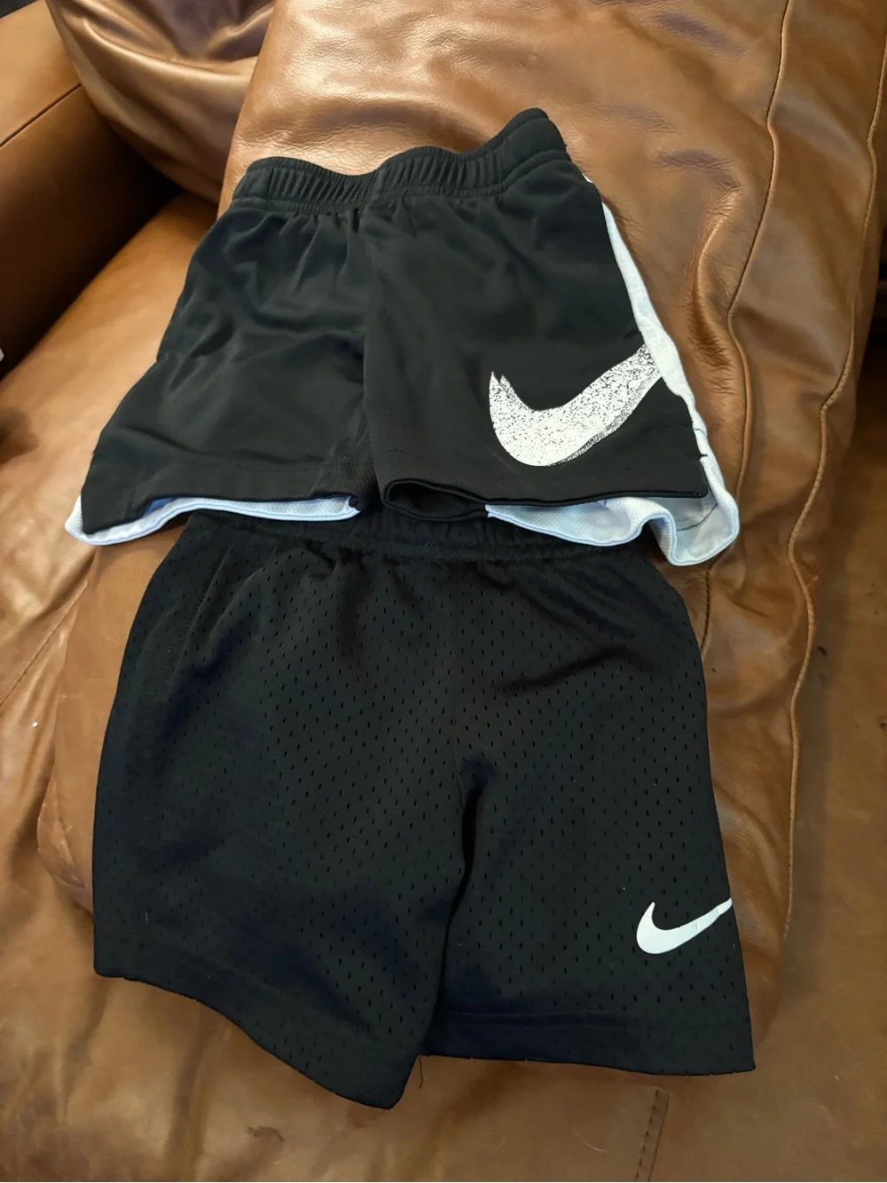 Nike Black Athletic Tee and 2 pairs Nike Athletic shorts - Picture 2 of 3